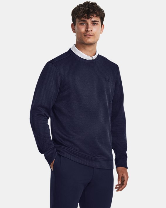 Haut à col ras du cou UA Storm SweaterFleece pour homme, Blue, pdpMainDesktop image number 0